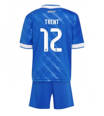 Real Madrid Alexander-Arnold #12 Tredjetrøje Børn 2025-26 Kortærmet (+ Korte bukser)